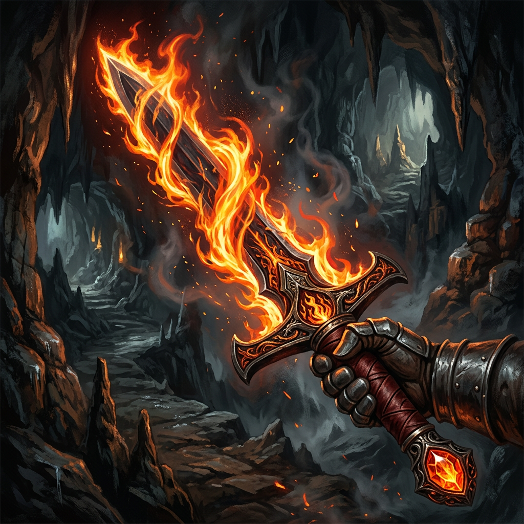 Blaze's Flaming Sword