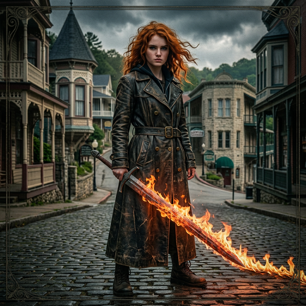 Blaze's Leather Trench