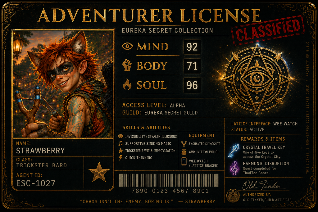 Sample Adventurer License