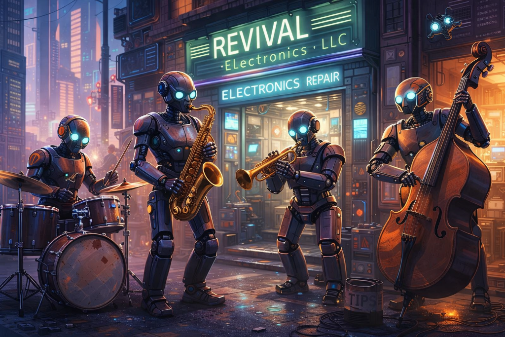 Street Jazz — But It's the Year 2077