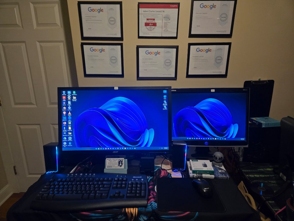 Factory Refresh Dual Monitor Windows 11 Pro Desktop Bundle