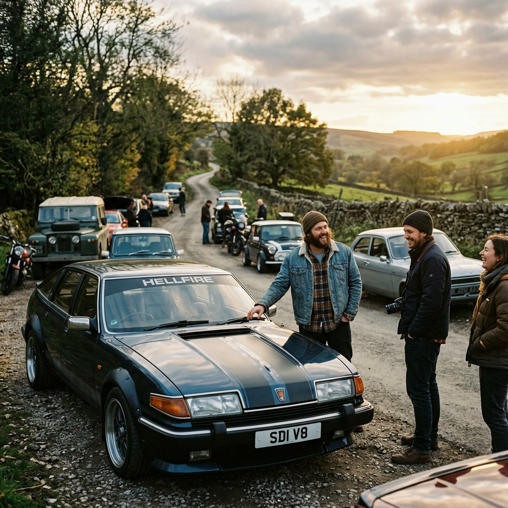 Great day out with @hellfiremotorvehicleclub today esp seeing @jammbert SD1 and…