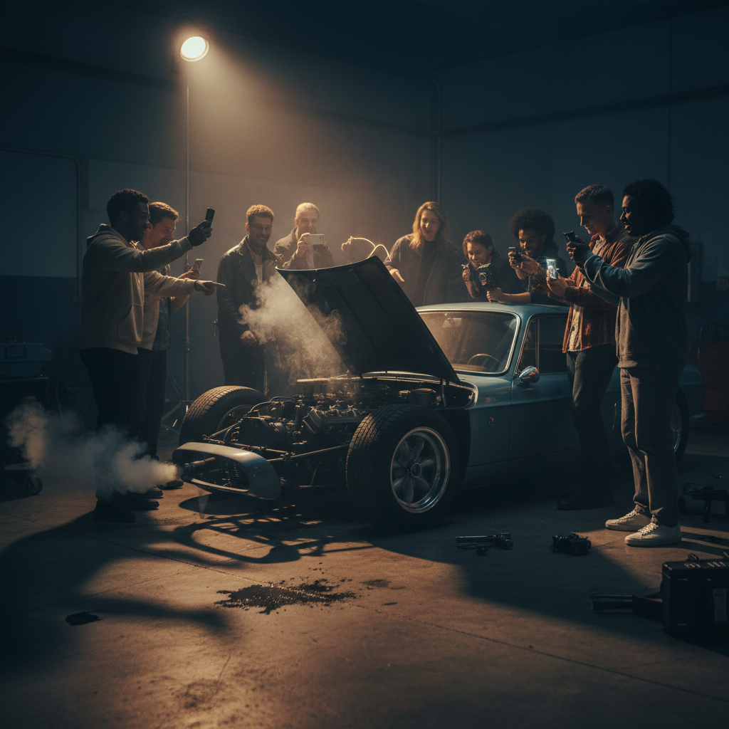 Inspired some Twitter peeps, a short video of the Vitesse starting up.