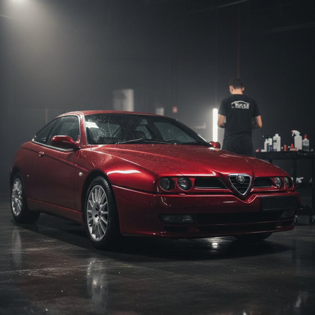 Had the Alfa given a good tidy up by @buckscarcare, so who wants a good GTV V6…