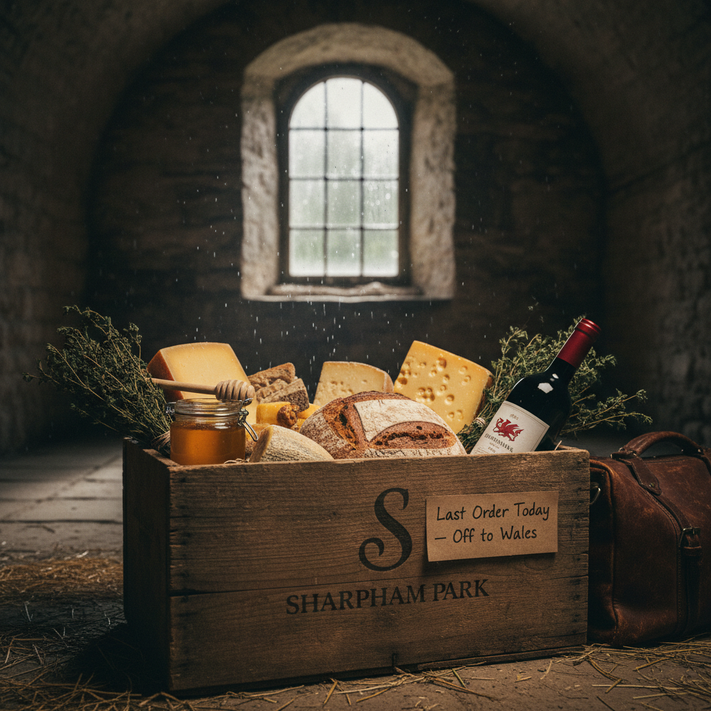 Last order today, off to Wales for a discerning customer. @sharphampark…