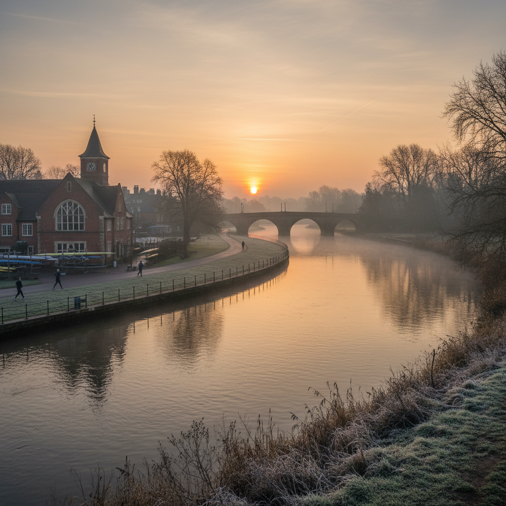 The river Medway at Maidstone, close to the sports club dad used frequently in…