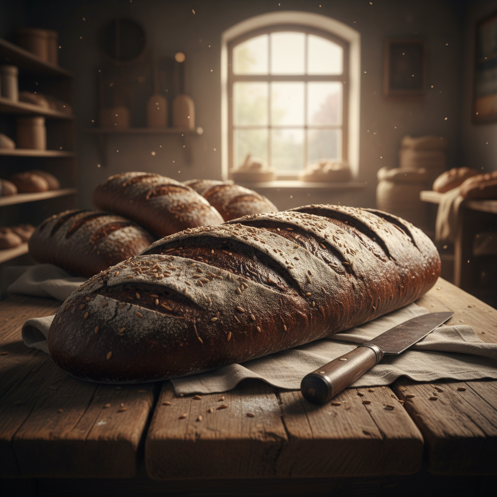 Special order, yet more Swedish Kavring, a larger loaf this time at around…