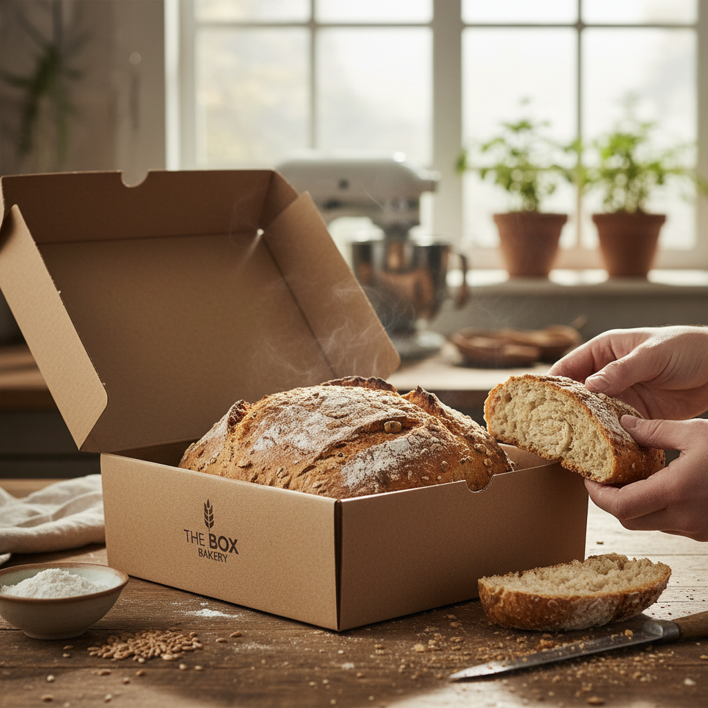 Trying @theboxbakery1 wholegrain bread mix bake in the box, a great idea, easy…