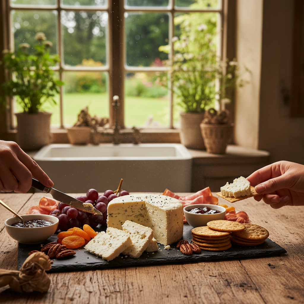 Trying some of @kindaco dairy free cheese which looks great, supplied by one of…