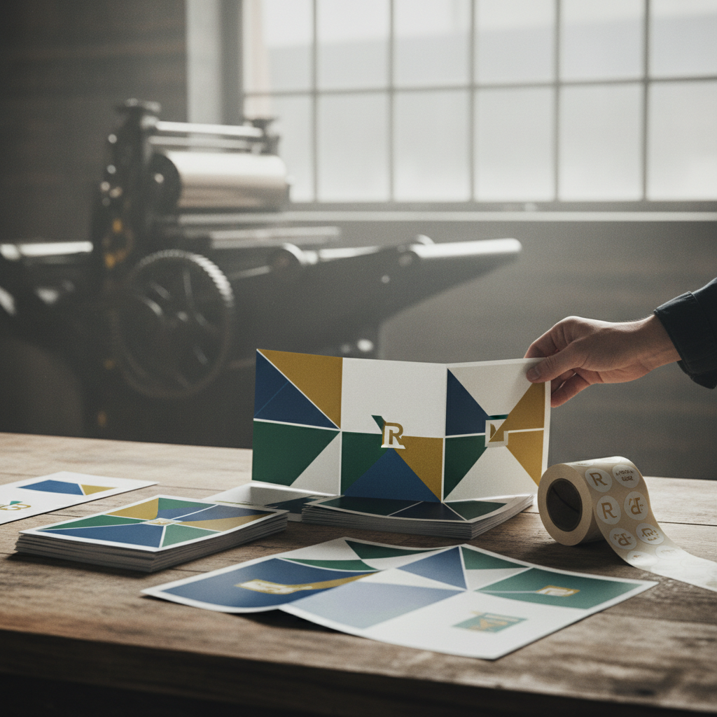 Great to get our fold out flyers and ‘re-order from’ stickers from…