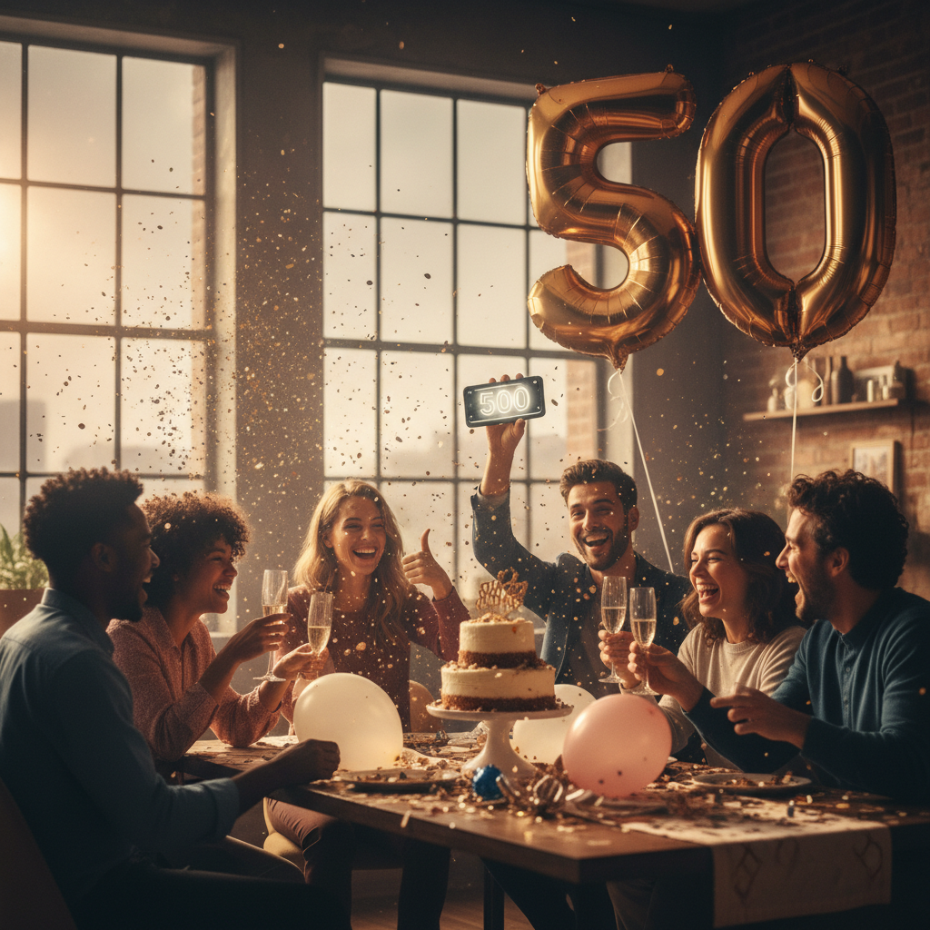 We’ve hit 500 followers on Instagram… 😀…