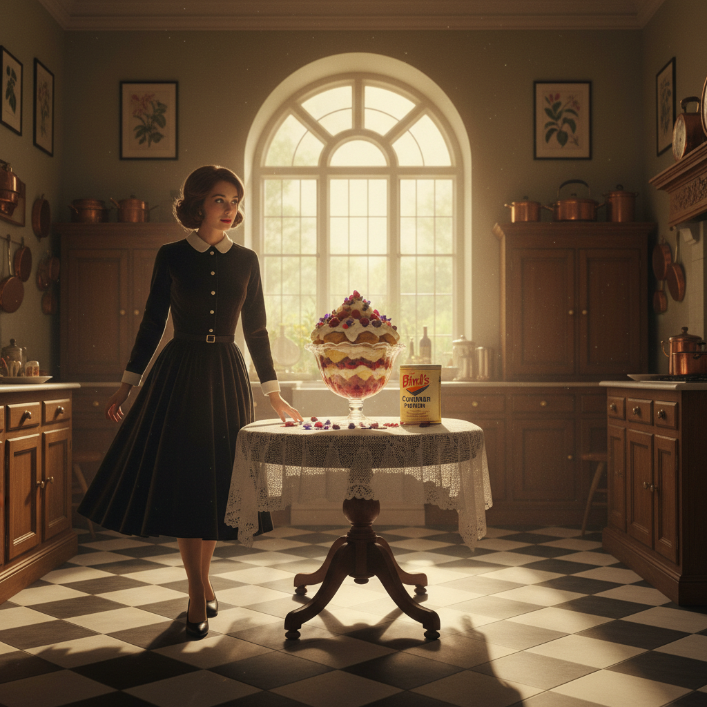 Louise stepping back in time… #trifle #birdstrifle…