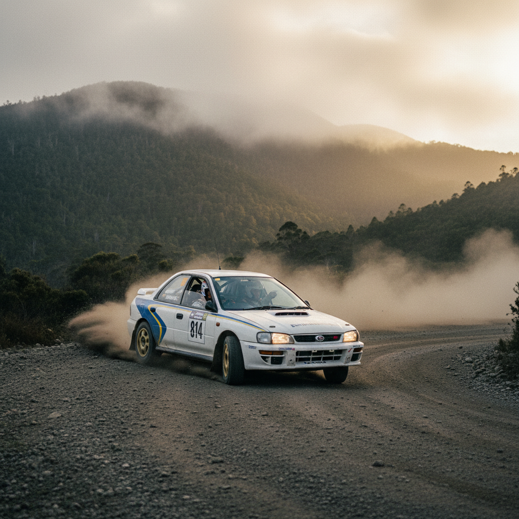 Targa Tasmania 1999, Mt Arrowsmith Stage, Car 814, Banes & Lavine