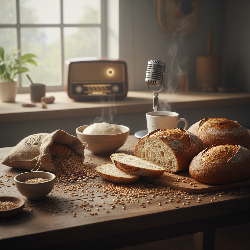 Listen to my segment about sourdough, bread and Bean & Grain on BucksBreakfast…