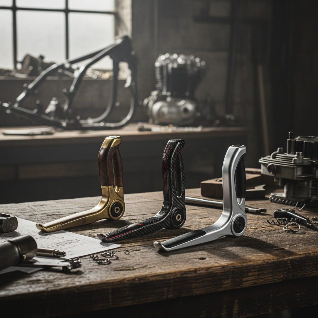 Check out these&nbsp;custom handbrakes, by Richard Oakes (petrol heads will know the…