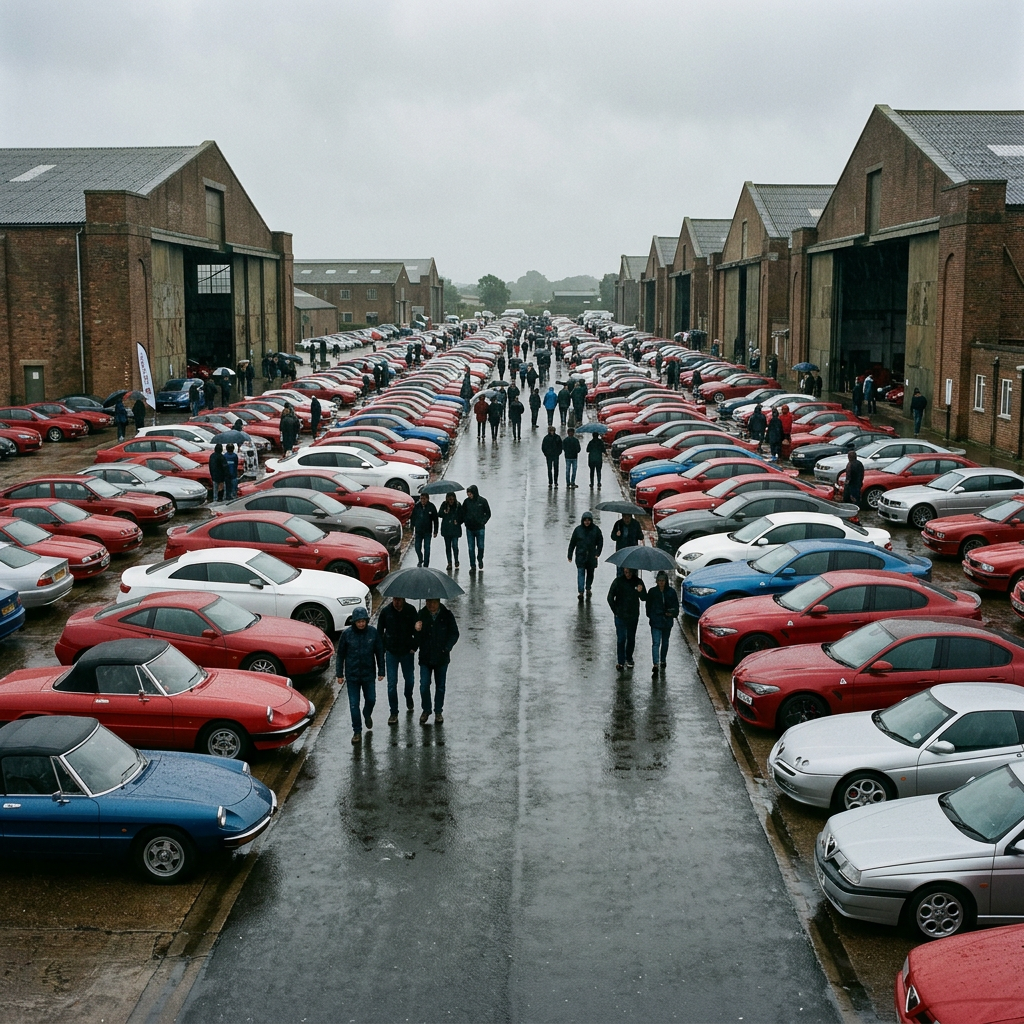 National Alfa Day at Bicester Heritage today. Dull and damp but I’ve never seen…