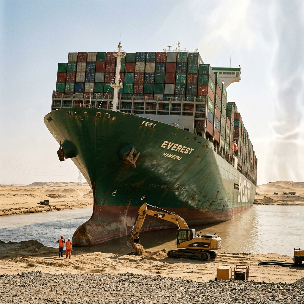 A Giant Stalled in the Sand