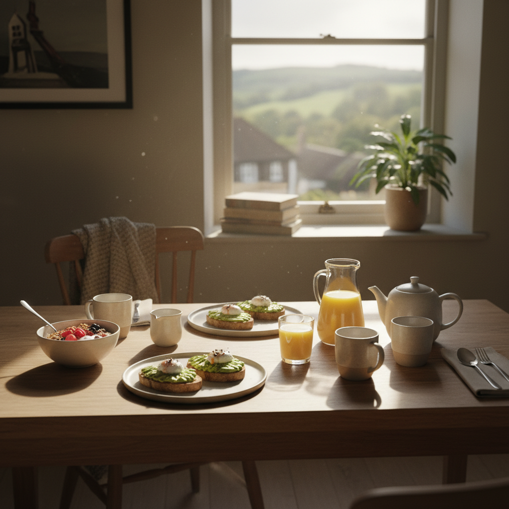 Brekky at home can be awesome (at High Wycombe, Buckinghamshire)