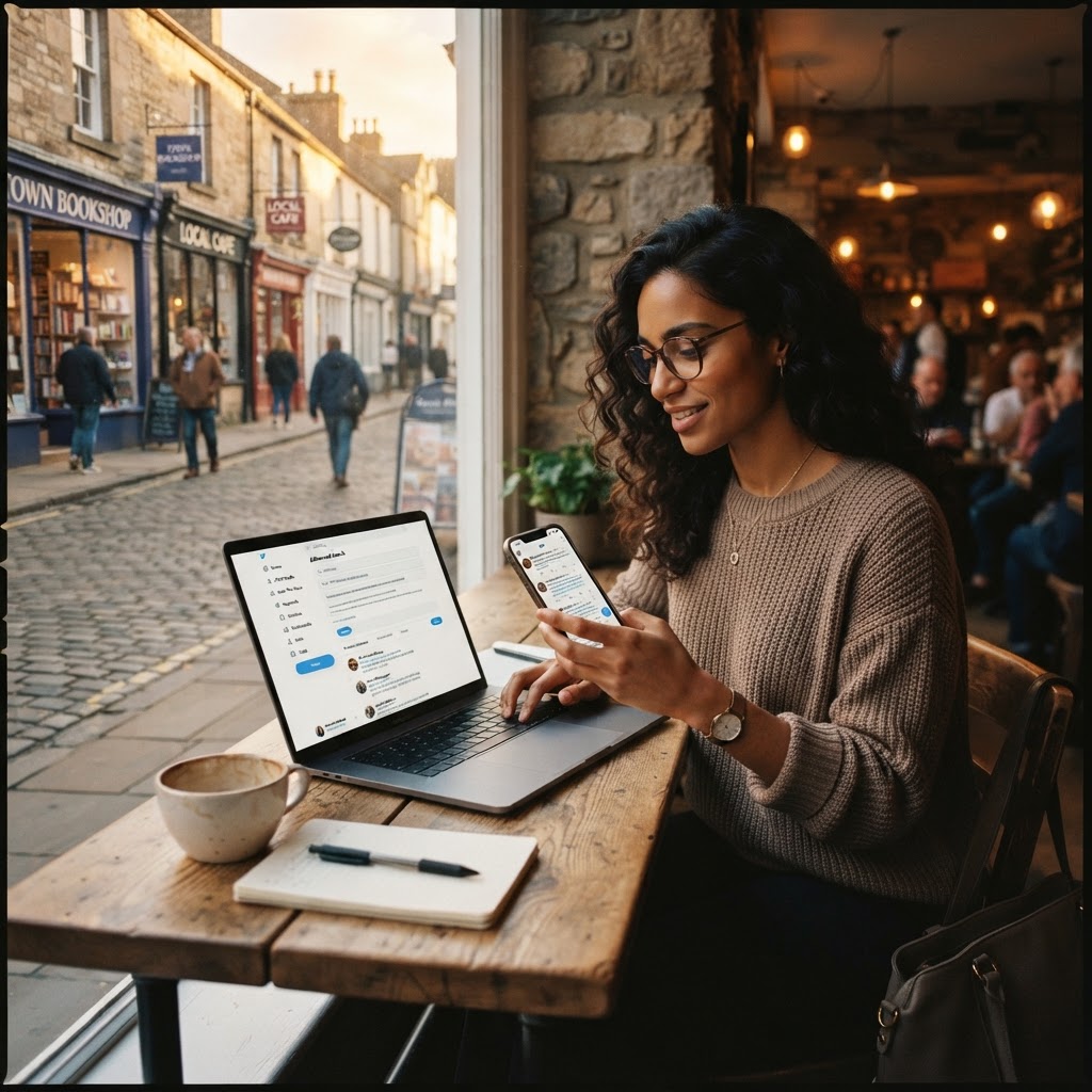 Find local people & companies via Twitter