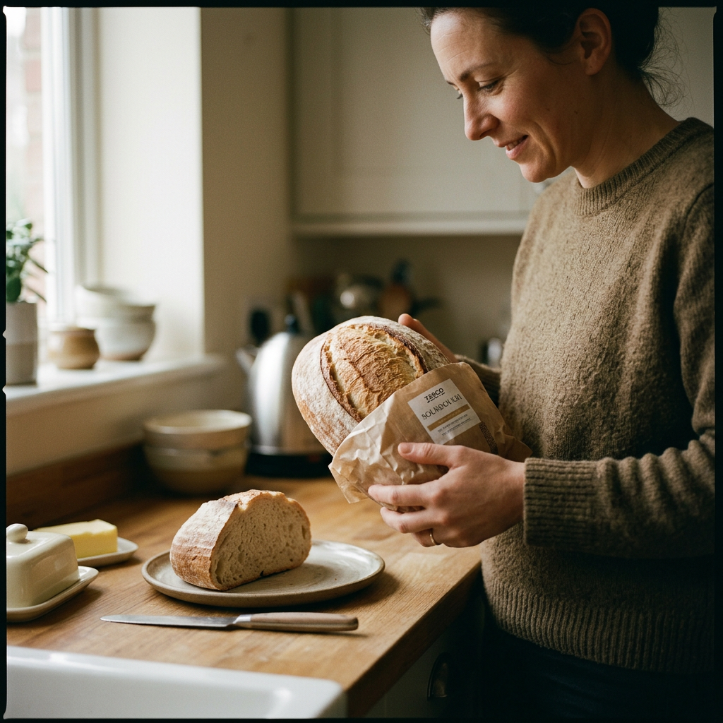 Someone I know said they’d tried Tesco Sourdough white loaf so I bought one,…