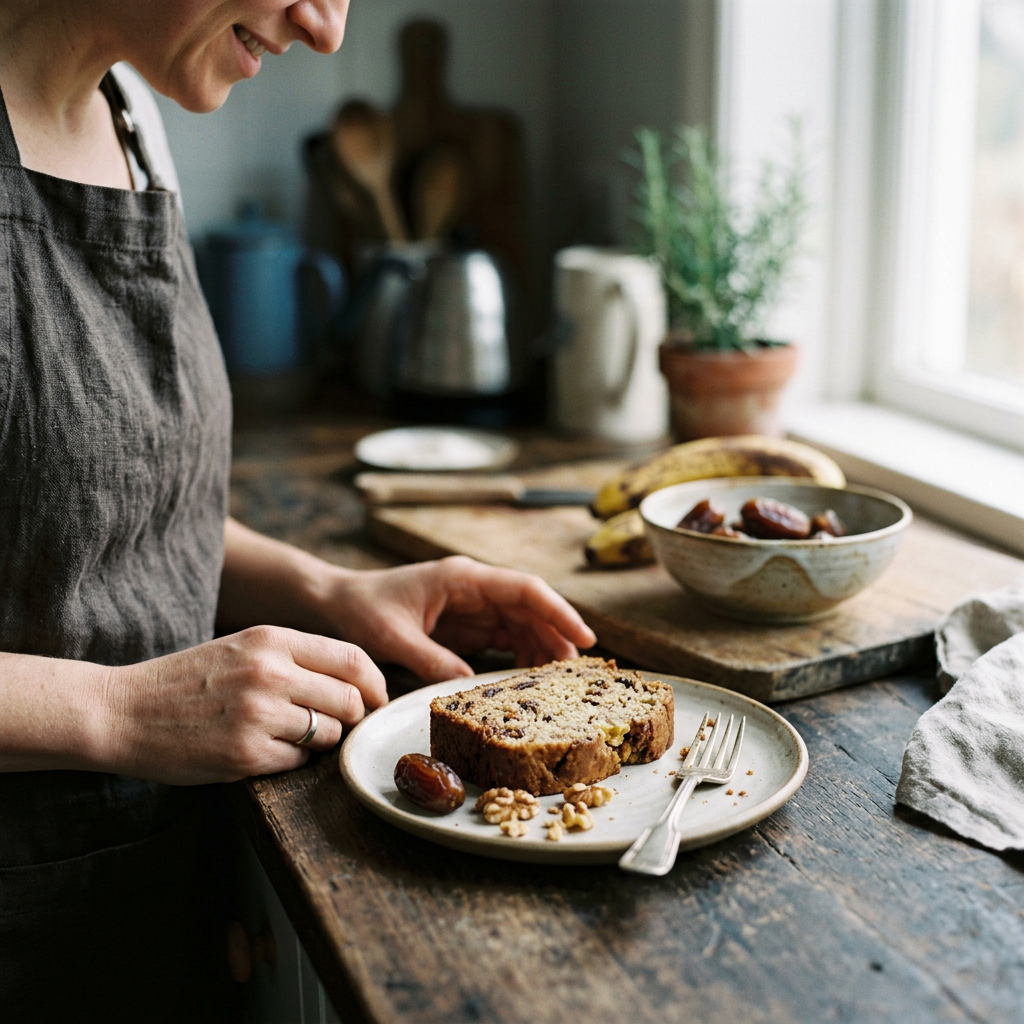 Here’s a laugh for you, today’s banana and date loaf decided it didn’t want to…