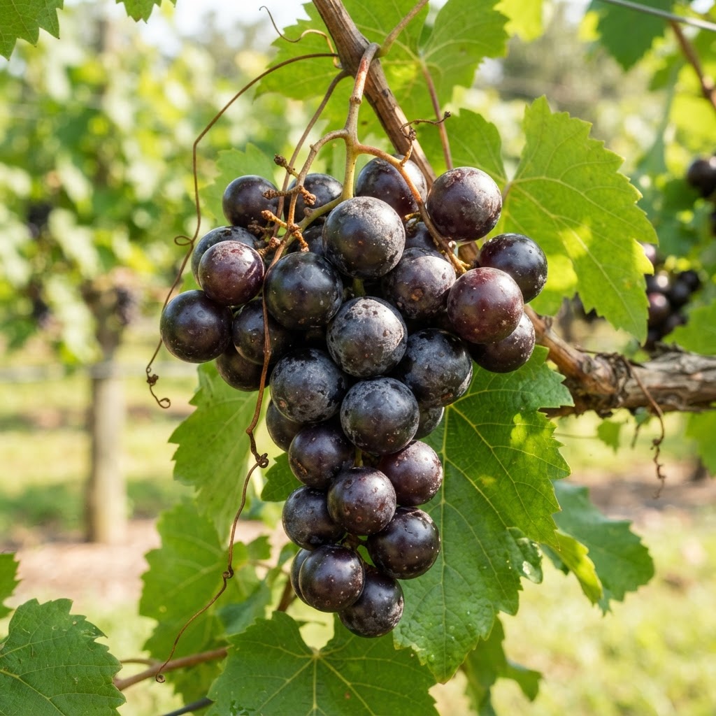 Carlos muscadine grapes