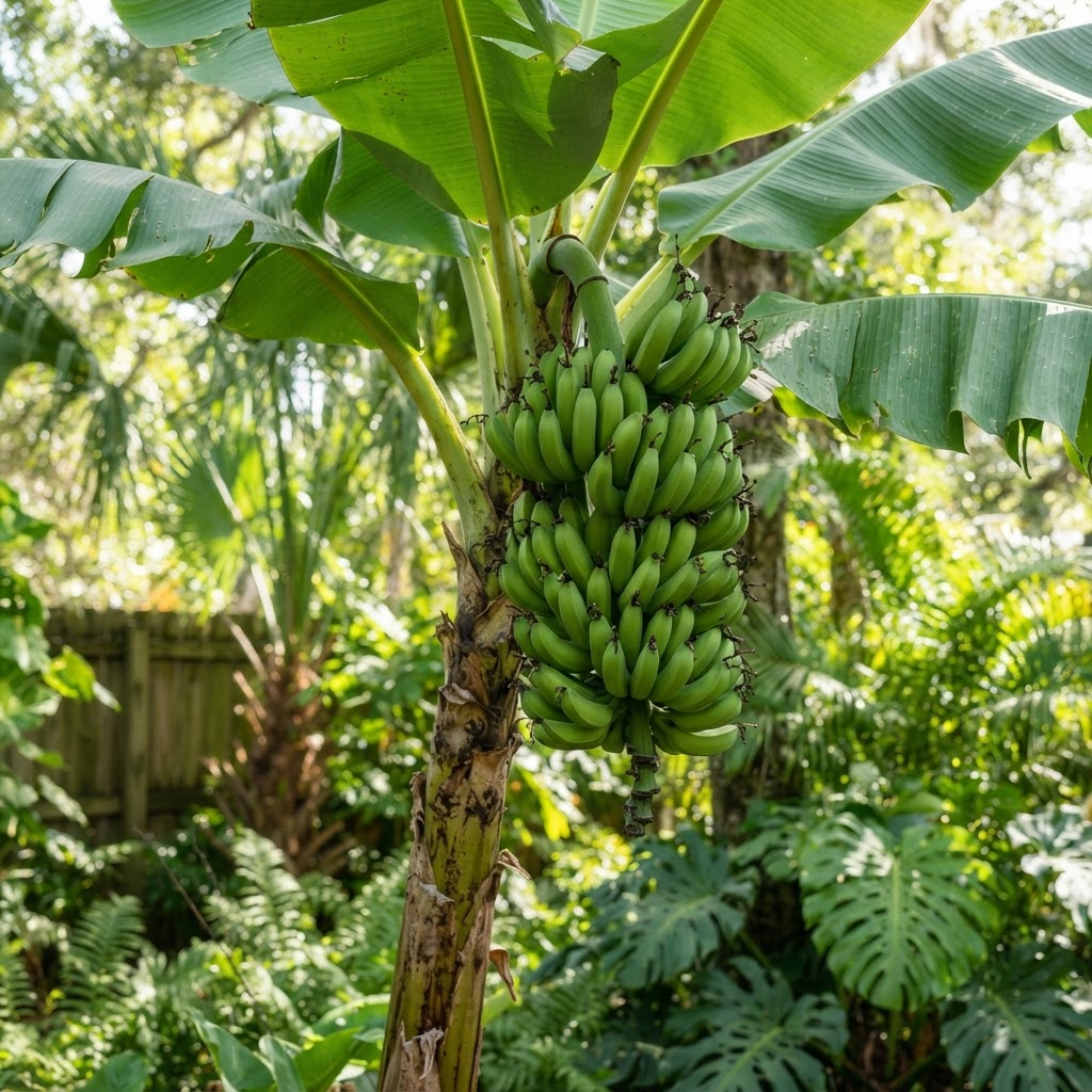 Dwarf Cavendish banana plant