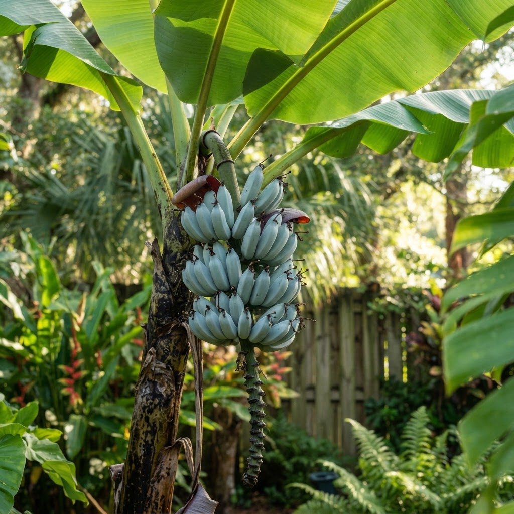 Blue Java banana plant