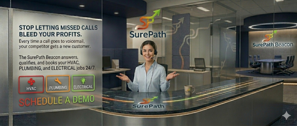 SurePath Beacon — Stop letting missed calls bleed your profits