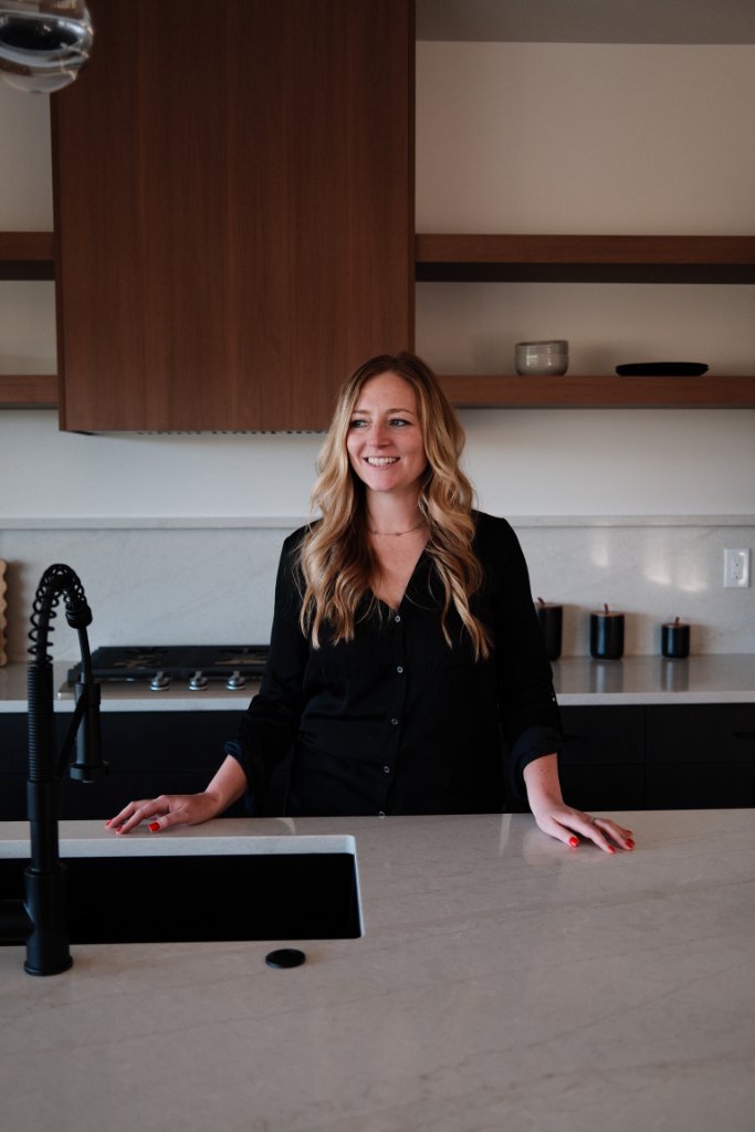 Kitchen — Katie at the Island
