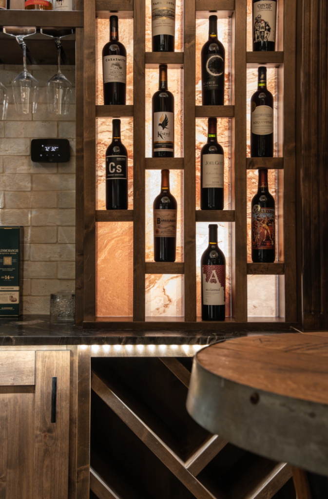 Wine Display — Shelving with Thermostat
