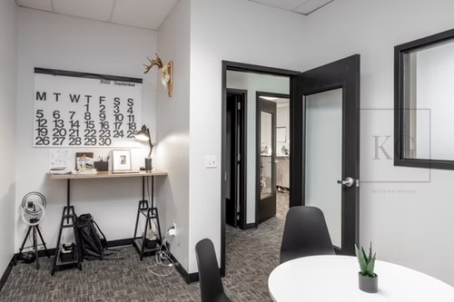 Private office hallway