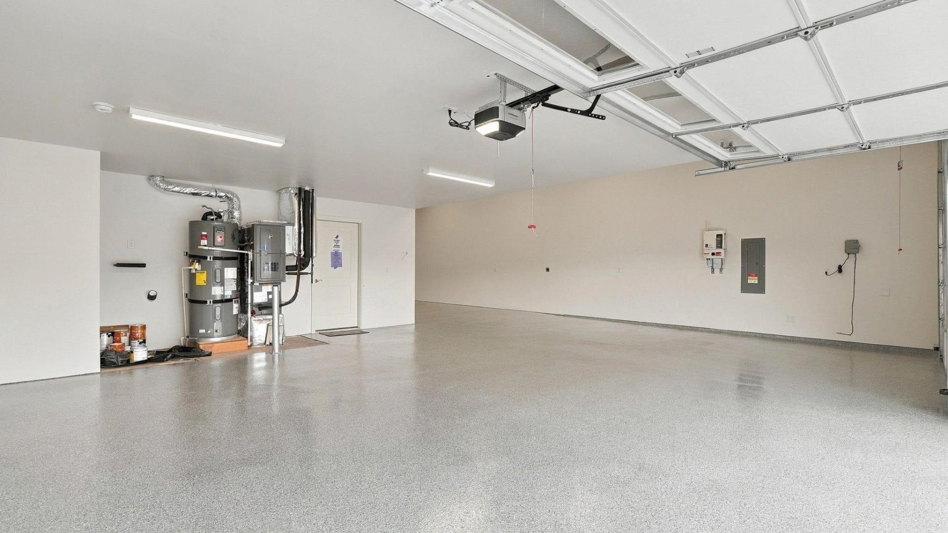 Garage — Epoxy Floor & EV Charging