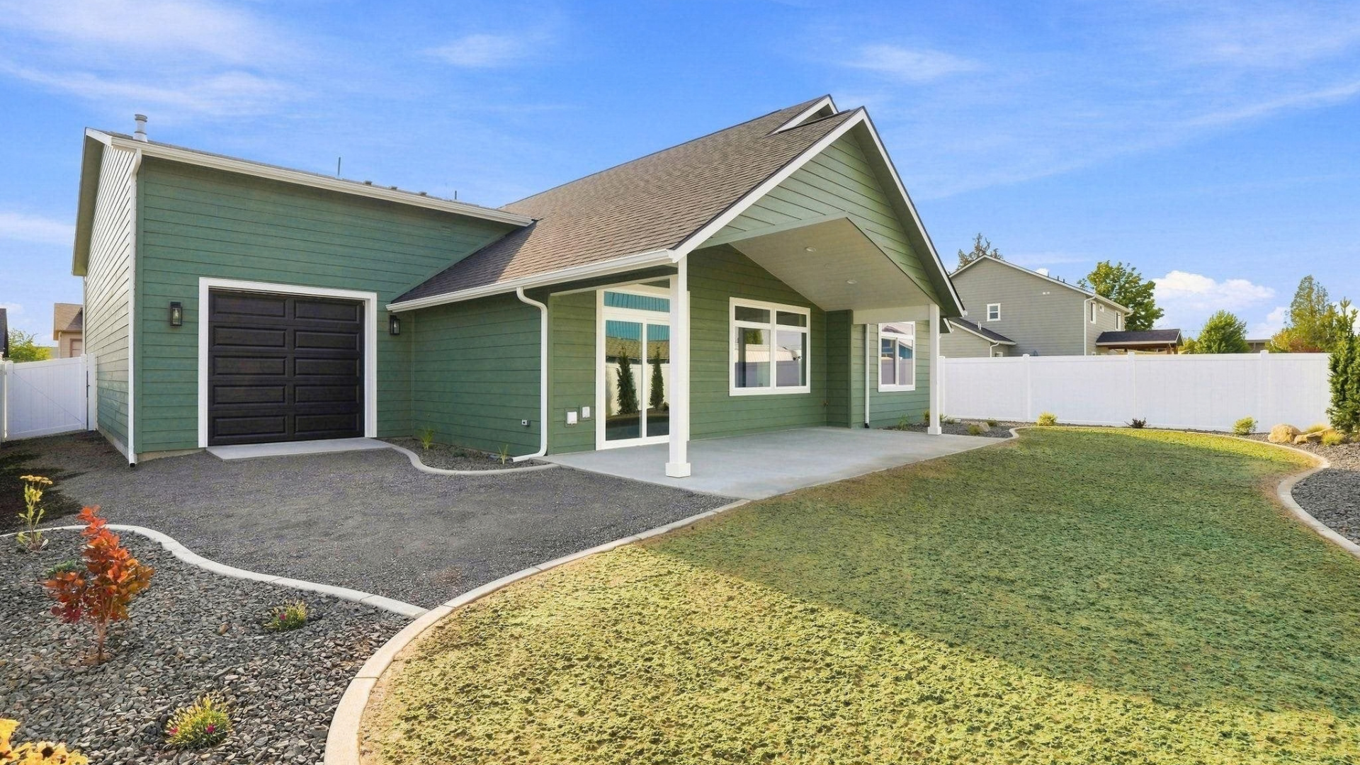 Exterior Rear — Patio & Garage Door
