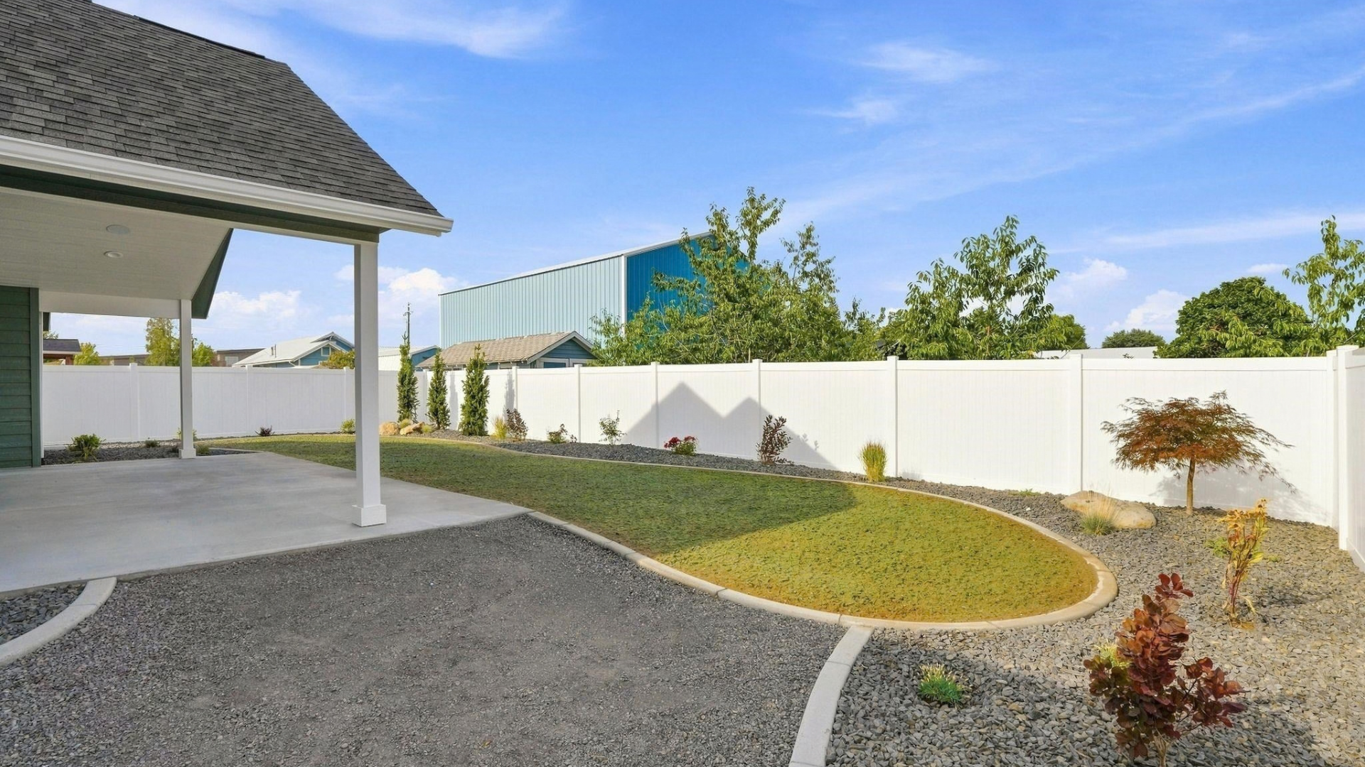Exterior — Patio Corner & Privacy Fence
