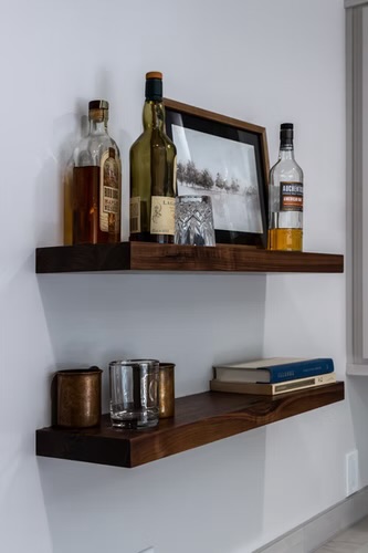 Kitchen — Floating Shelves Detail