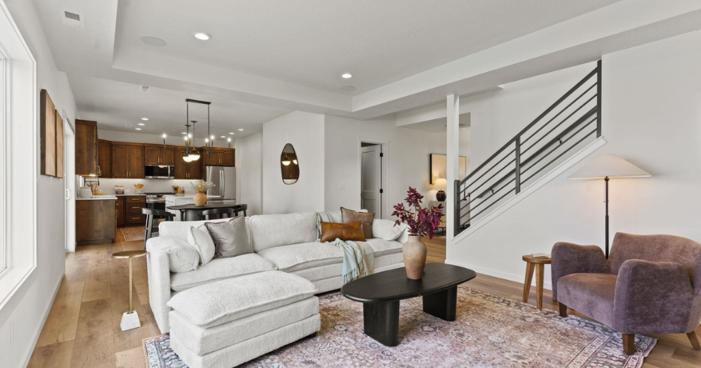 Living Room — Open to Kitchen & Dining