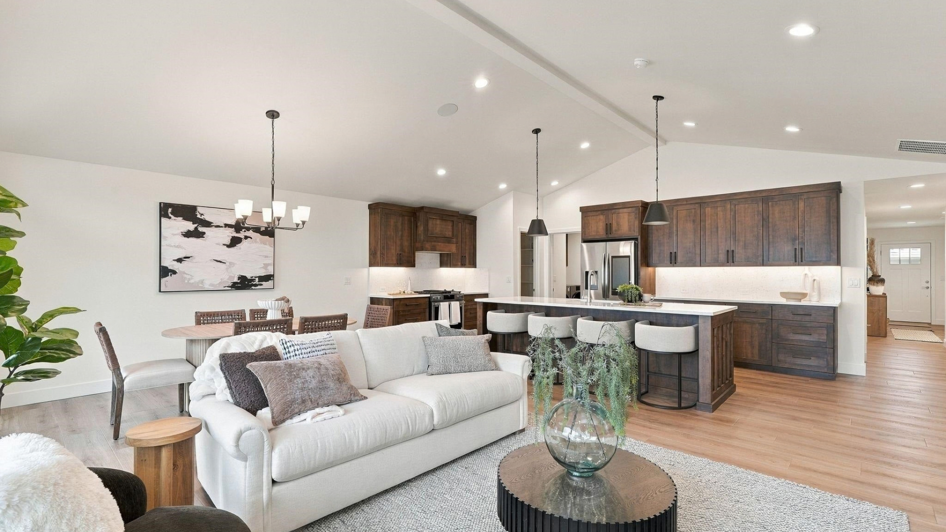 Kitchen & Living — Open Concept