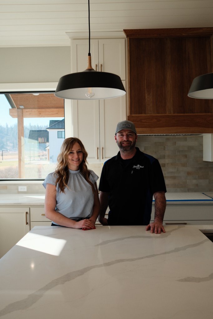 Kitchen — Katie & Builder at the Island