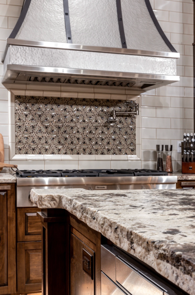 Kitchen — Thermador Range & Stone Counters