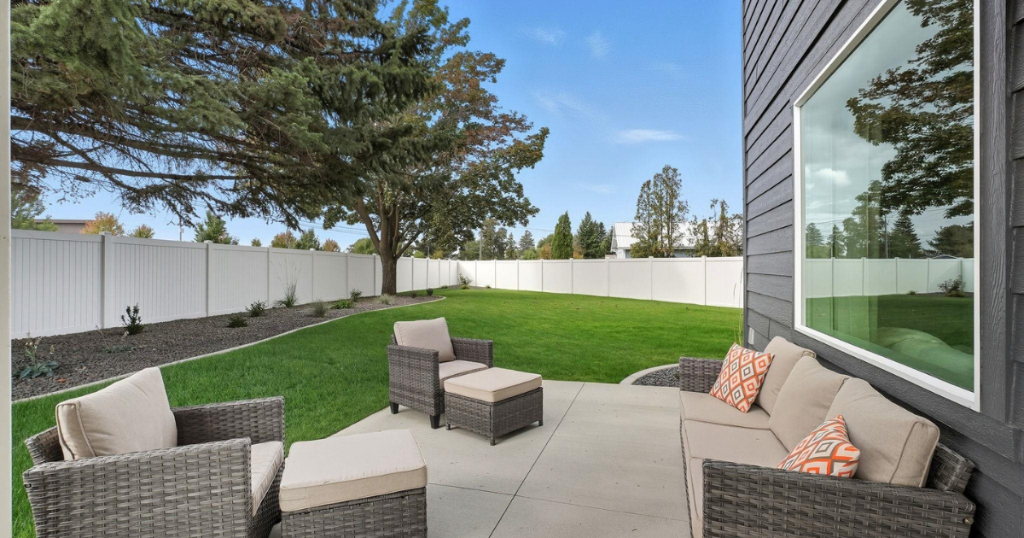 Exterior Rear — Covered Patio & Yard