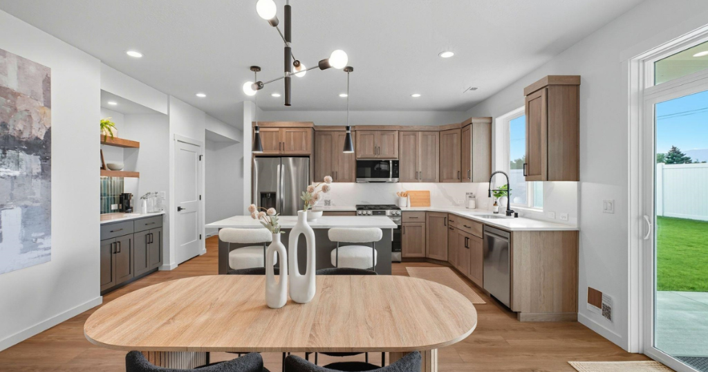Kitchen & Dining — Slider to Backyard