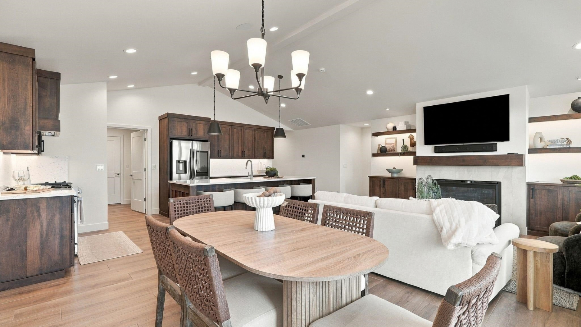 Living — Fireplace Wall & Built-Ins