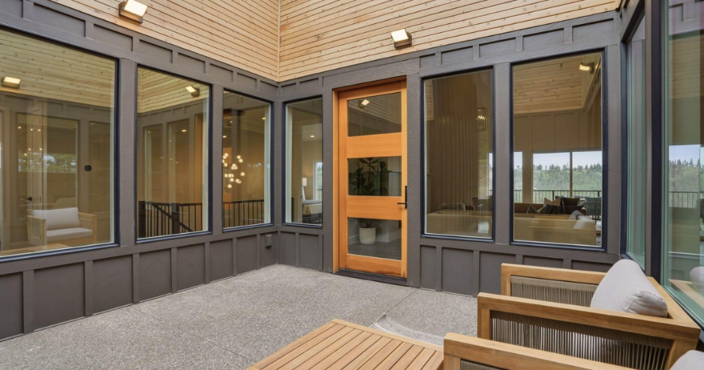 Entry — Wood Door & Patio