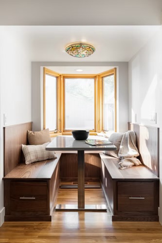 Breakfast Nook — Custom Built-in Banquette