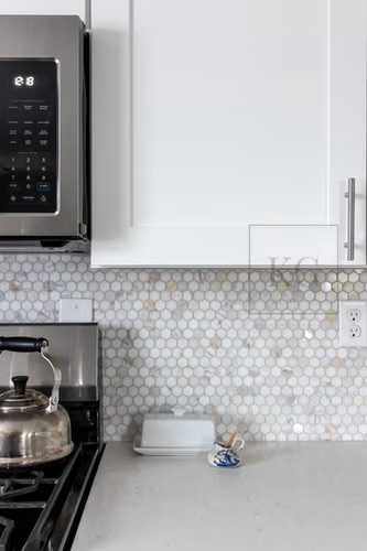 Kitchen — Penny Tile & Appliance Detail