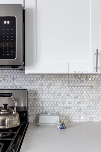 Kitchen — Penny Tile Close-Up