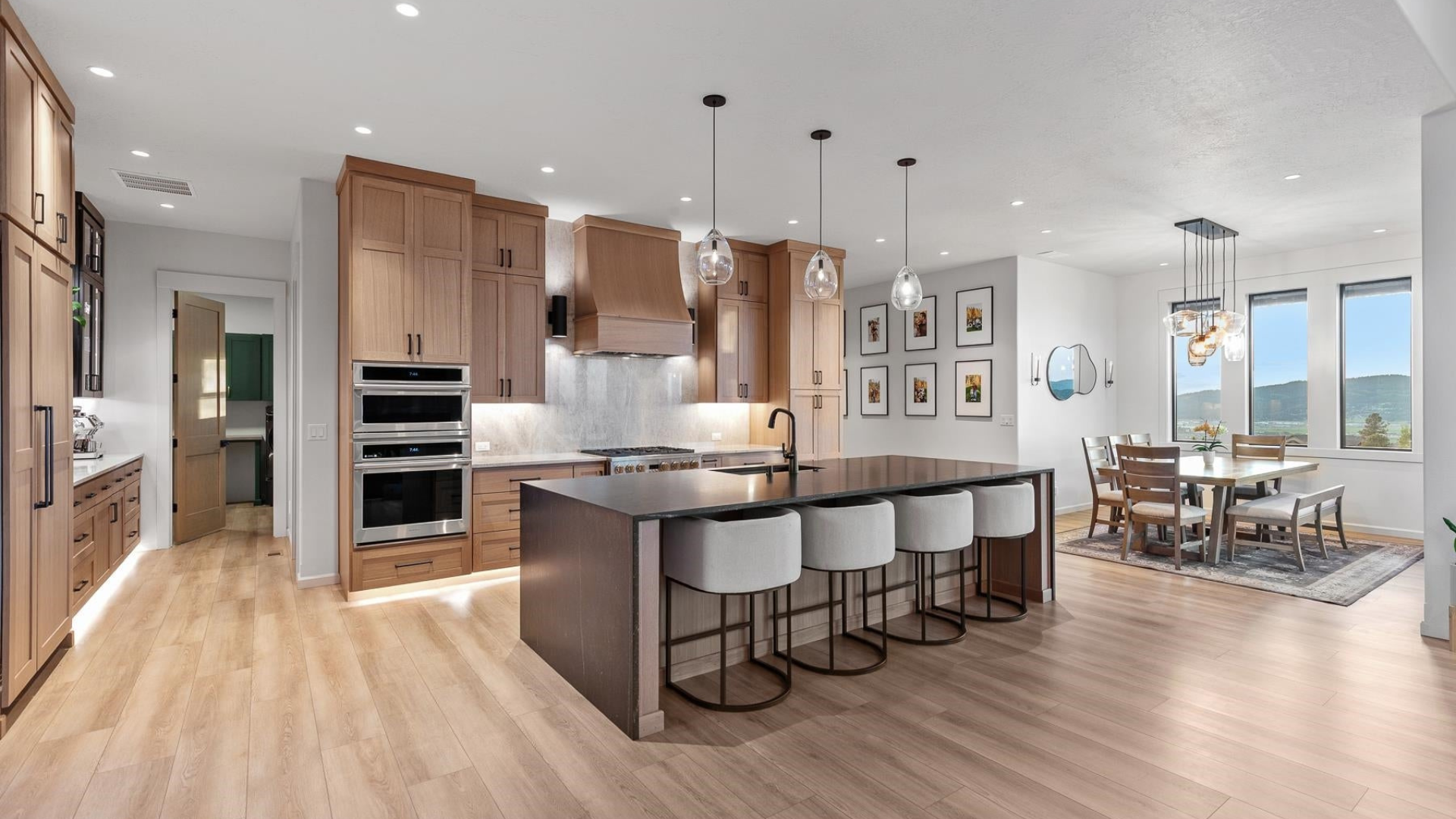 Kitchen & Dining — Open Concept with Island Seating