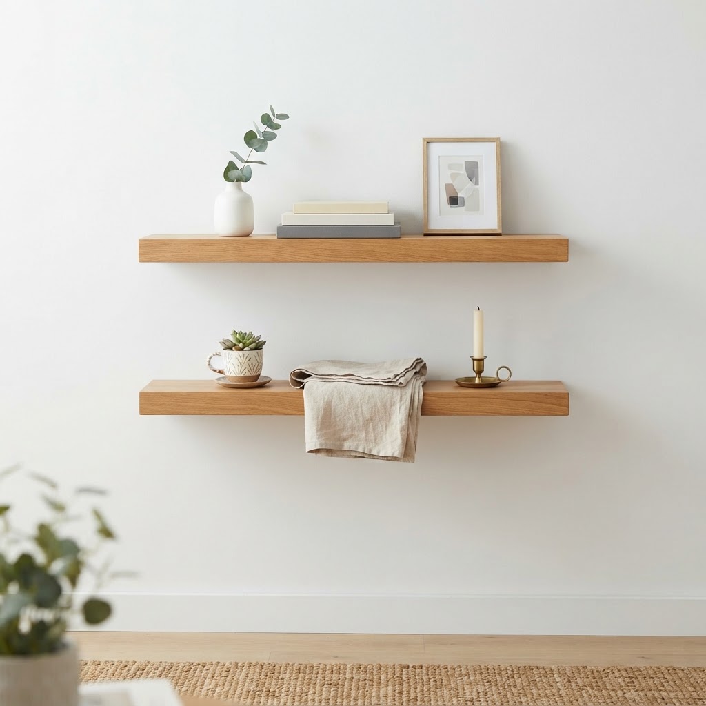 Floating Shelves Set of Two (Modern)