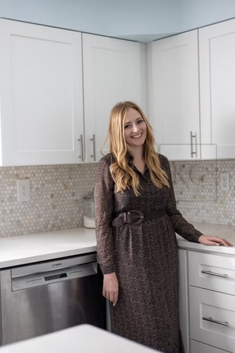 Kitchen — Katie at the Dishwasher